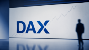 DAX-Index zeigt steigende Kurse an der Börse.