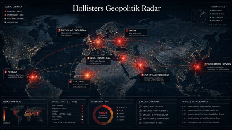 Hollisters Geopolitik-Radar vom 25. – 31. Mai 2026