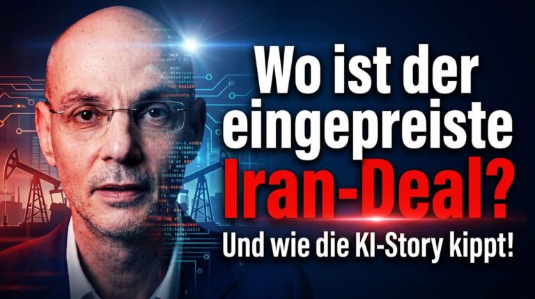 Eingepreiste Iran-Deal Analyse mit KI-Story, Wirtschaft und geopolitischer Bedeutung.