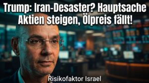 Nahaufnahme eines Mannes vor Börsenmonitoren, Finanzmarktanalyse.