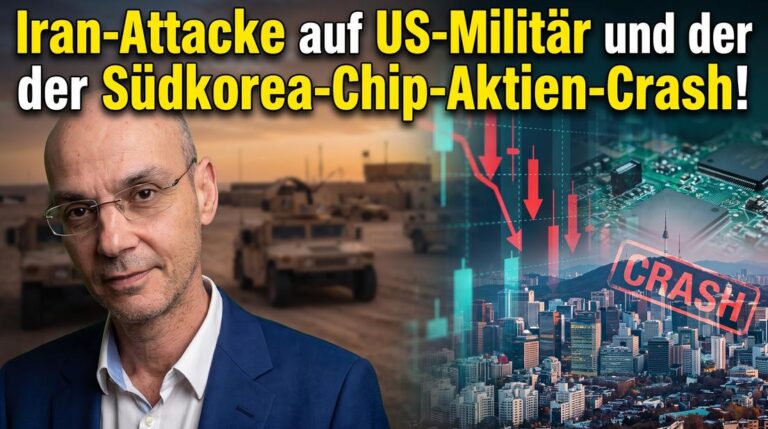 Finanzmarkt Crash durch Iran-Angriff und Südkorea-Chip-Krise.