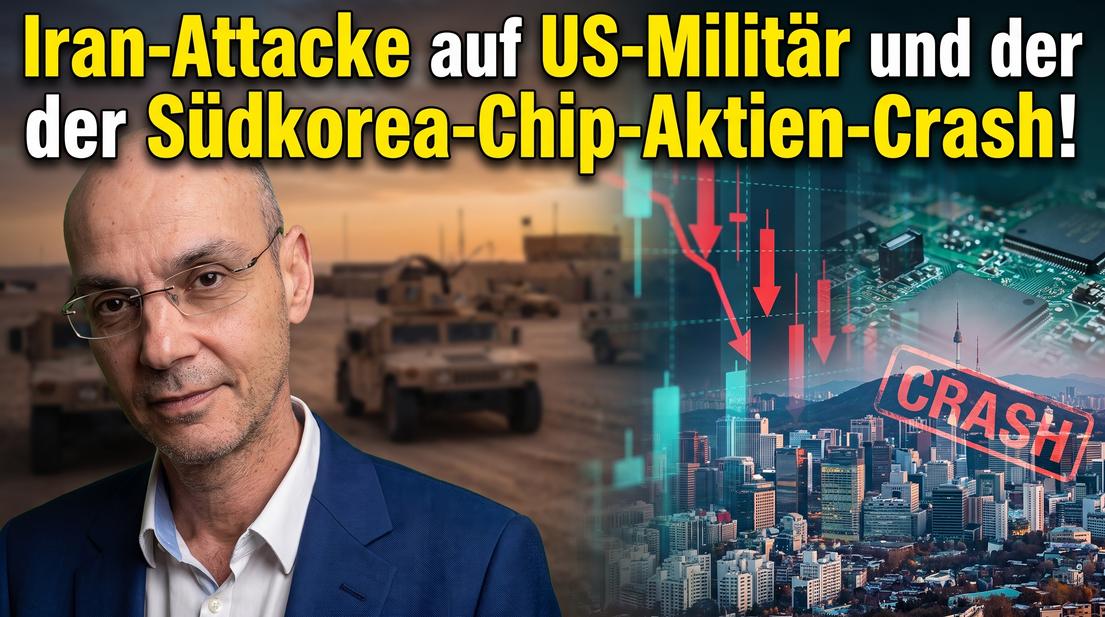 Finanzmarkt Crash durch Iran-Angriff und Südkorea-Chip-Krise.