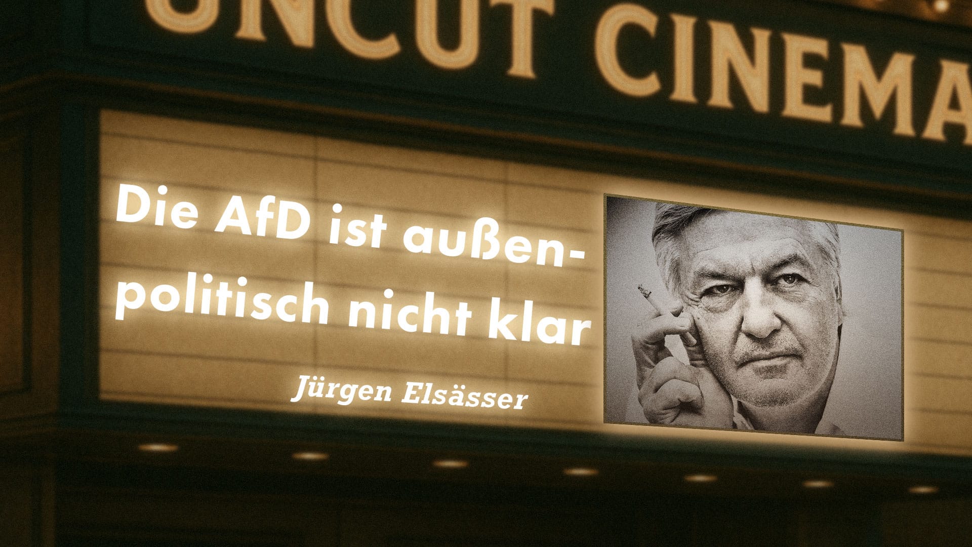 Uncut #83: Heute mit Jürgen Elsässer | Die AfD ist außenpolitisch nicht klar
