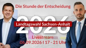 Livestream zur Landtagswahl in Sachsen-Anhalt am 6.9.2026 ab 17.00 Uhr (TRAILER)