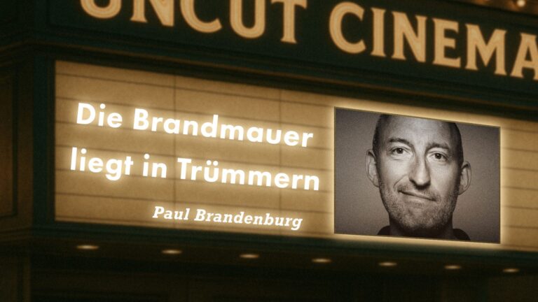 Uncut #84: Heute mit Paul Brandenburg | Die Brandmauer liegt in Trümmern