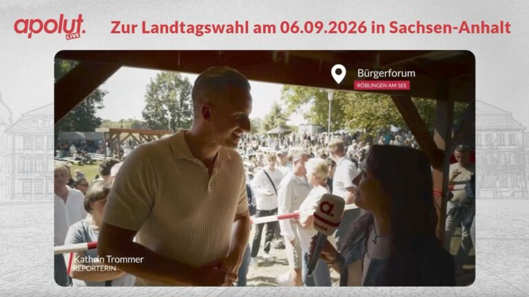 Spotlight: Ulrich Siegmund auf dem AfD-Bürgerforum in Röblingen am See am 29. August 2026